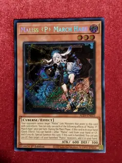 Yu-Gi-Oh! Maliss P March Hare ALIN-EN023 1st Ed ALIN-EN023 Unplayd Secret Rare - Image 1
