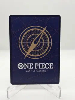 One Piece The Azure Sea's Seven OP14-120 Crocodile Gold Foil Secret Rare - Image 2