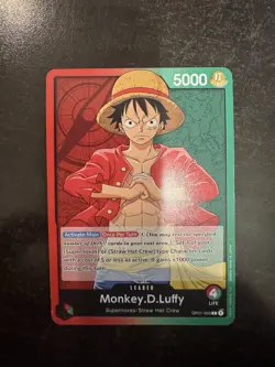 Monkey.D.Luffy (003) OP01-003 PRE-ERRATA L Regular One Piece Romance Dawn Eng LP - Image 1
