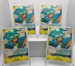 Edison Playset - OP07-100 x4 - 500 Years in the Future - One Piece TCG - Image 1