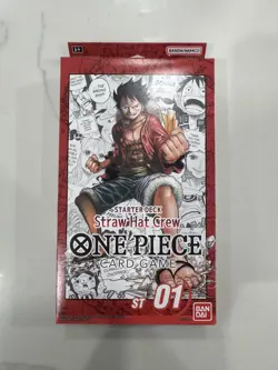 One Piece TCG Starter Deck ST-01 Straw Hat Crew English Edition BRAND NEW SEALED - Image 1