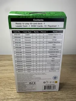 One Piece TCG: Worst Generation Starter Deck - ST-02 - Brand New - Sealed 811039038397 - Image 5
