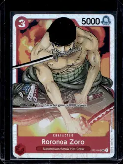 One Piece Roronoa Zoro Straw Hat Crew Starter Deck #ST01-013 - Image 1