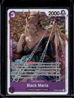 2024 One Piece Two Legends Black Maria Super Rare #OP08-074 - Image 1