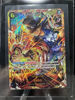 SABO OP13-120 SECRET RARE 2025 ONE PIECE-Carrying On His Will - Image 1