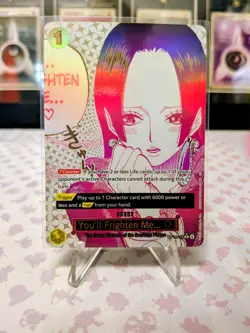 One Piece Card Game TCG You’ll Frighten Me… OP14-118 Alt Art Manga Event English - Image 1