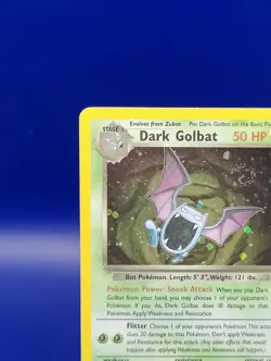 Dark Golbat 7/82 Team Rocket Set Holo Rare Pokemon Card Nintendo TCG WOTC NM - Image 4