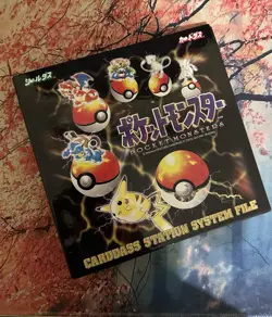 Pokemon Carddass Station System File Binder Sealed Japanese Card - Image 1
