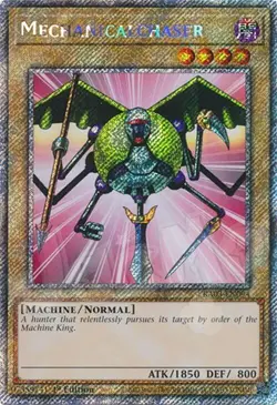 Yugioh - Mechanicalchaser - 1st Edition Platinum Secret Rare NM - Free Holo Card - Image 1