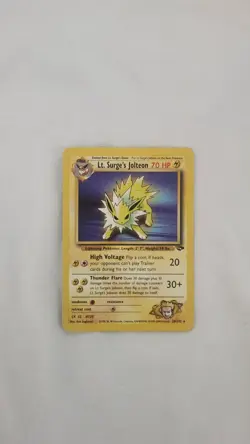 Pokemon 2000 TCG Lt. Surge's Jolteon Gym Challenge. Card # 28/132. Non Holo. - Image 1