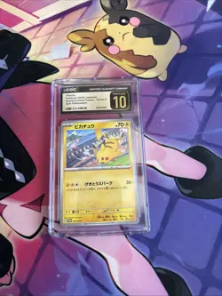 CGC Pristine 10 Pikachu 197/SV-P Sv-P Promotional Cards Regular (Japanese) - Image 1