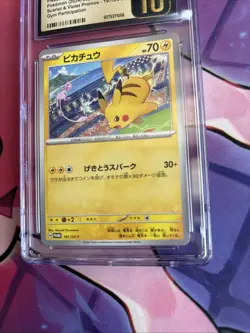 CGC Pristine 10 Pikachu 197/SV-P Sv-P Promotional Cards Regular (Japanese) - Image 2