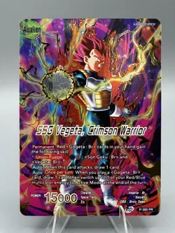 Vegeta SSG Vegeta, Crimson Warrior (Gold Stamped) - Promotion Cards (PR) - Image 1