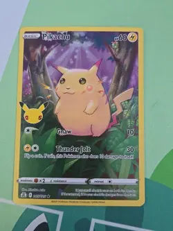 Pokemon Pikachu TCG Celebrations Card 5/25 NM Condition - Image 1