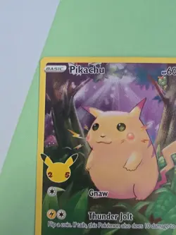 Pokemon Pikachu TCG Celebrations Card 5/25 NM Condition - Image 3