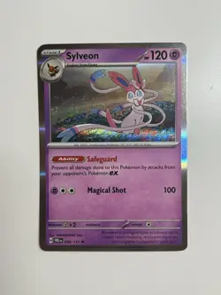 Sylveon 040/131 Holo - Prismatic Evolutions Pokemon Card - NM - Image 1