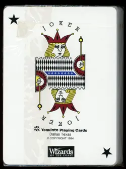 MTG Magic: the Gathering Yaquinto Poker Deck Playing Cards New Sealed 1994 DCI - Image 1