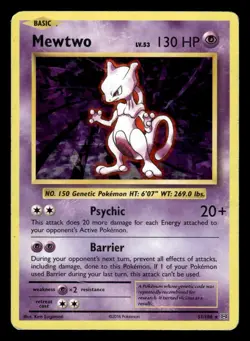 Mewtwo 51/108 Cracked Ice Holo Rare XY Evolutions Pokemon Card - Image 1