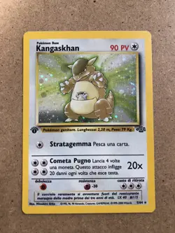 1st Edition Kangaskhan 5/64 Italian Holo Rare Jungle Pokemon Card - Image 1