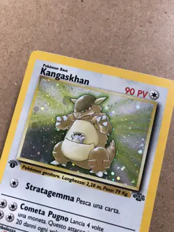 1st Edition Kangaskhan 5/64 Italian Holo Rare Jungle Pokemon Card - Image 3
