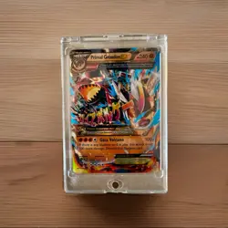 Pokemon TCG Primal Groudon EX Full Art Holo Rare Card 86/160 Card Stock - Image 1