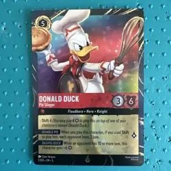 Disney LORCANA Walt Disney World Epcot Stitch, Donald Duck and Rapunzel Cards - Image 4