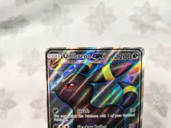 Pokemon Card - Umbreon GX #142/149 Sun and Moon Base Set Full Art Rare MP - Image 3