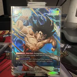 Son Goku FB08-055 Alternate Art Saiyan's Pride Dragon Ball English Card Fusion W - Image 1