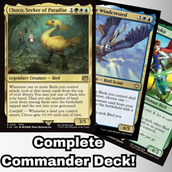 MTG Commander Deck Choco, Seeker of Paradise 100 Magic Cards EDH Final Fantasy - Image 1