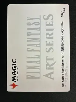 SIN, SPIRA'S PUNISHMENT #36 MTG Final Fantasy Art Series - Image 2