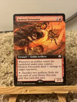 Hedron Detonator (Extended Art) Commander: March of the Machine Regular - Image 1