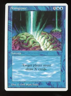 NM/MINT+ Summer Magic Braingeyser ~ Vintage MTG ~ RARER than Alpha!!! - Image 1