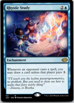 Rhystic Study 114 Jumpstart 2022 NM MTG - Image 1