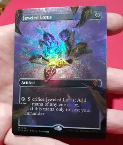 MTG Jeweled Lotus TEXTURED Foil Mythic Commander Masters 1066 - Image 1