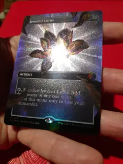 MTG Jeweled Lotus TEXTURED Foil Mythic Commander Masters 1066 - Image 3