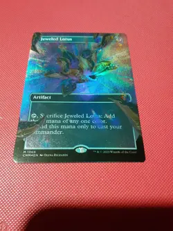 MTG Jeweled Lotus TEXTURED Foil Mythic Commander Masters 1066 - Image 4