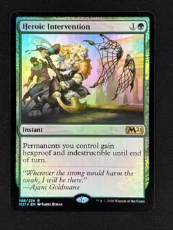 Heroic Intervention - Core Set 2021 - Foil MTG NM - Image 1
