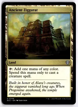 Ancient Ziggurat NM ECC Commander: Lorwyn Eclipsed MTG - Image 1