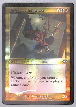Ingenious Infiltrator - Retro Frame - Foil - 28 - Modern Horizons (MH1) MTG - Image 1