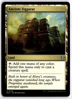 Ancient Ziggurat NM ECC Commander: Lorwyn Eclipsed MTG - Image 1