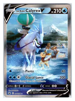 Pokemon TCG - Ice Rider Calyrex V (Alternate Full Art) - SWSH06: Chilling Reign - Image 1