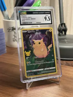 Pikachu 005/025 – Celebrations Holo | CGC 9.5 | Pokemon TCG | FAT PIKACHU - Image 1