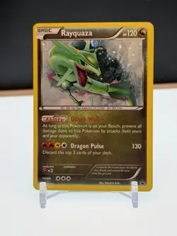 Pokemon XY Rayquaza Holo XY64 Promo LP — Small Whitening On Corner. - Image 1