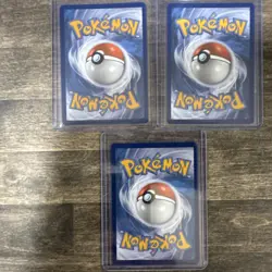 Pokemon Ultra Rare Holo Lot Mew VMAX, Gholdengo EX, Gardenia's Vigor 3 Cards - Image 2