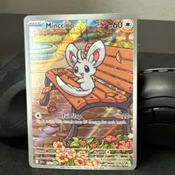 Pokemon TCG Minccino 152/086 Sv: Black Bolt IR near mint ships fast - Image 1