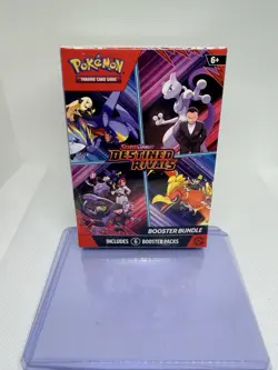 Pokemon TCG Scarlet & Violet-Destined Rivals Booster Bundle Factory Sealed - Image 1