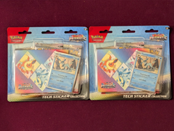 2x Pokemon Prismatic Evolutions Tech Sticker Collection Blister Packs - Glaceon - Image 1