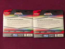 2x Pokemon Prismatic Evolutions Tech Sticker Collection Blister Packs - Glaceon - Image 4