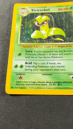 Victreebel 14/64 Jungle Holo Rare NO SYMBOL ERROR Pokemon TCG WOTC - NM - Image 2