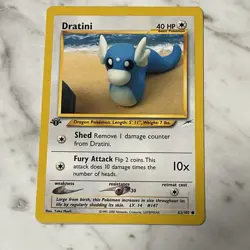 Dratini - 1st Edition - 63/105 Neo Destiny - Pokemon TCG - 2002 - Image 3